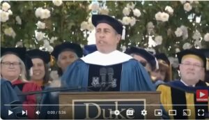 Jerry Seinfeld at Duke 2024