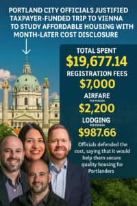 Portland City Councilors’ Taxpayer-Funded Vienna Trip